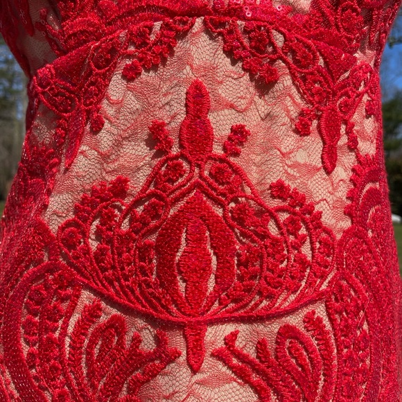 Free people red sequin dress NWT - Picture 4 of 6
